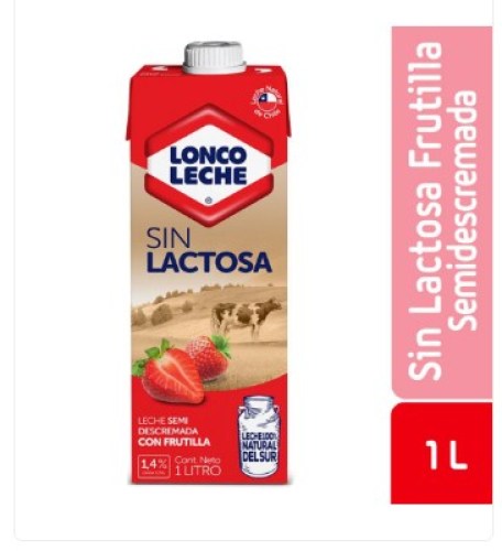 leche frutilla